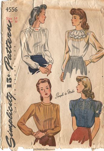 1940s Blouse, Tunic Sewing Patterns, Blouse Sewing, Sewing Blouses, Evening Blouses, Paper Sewing Patterns, Blouse Pattern Sewing, Top Sewing Pattern, Simplicity Sewing