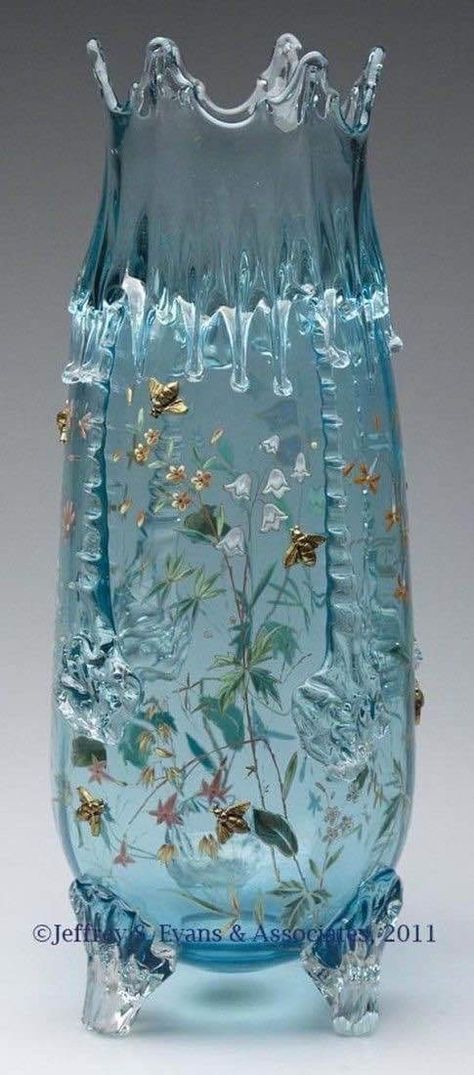 Moser Glass, Beautiful Vases, Art Of Glass, Floral Decoration, Gorgeous Glass, Glass Pottery, Glass Vases, Large Vase, Beautiful Vase