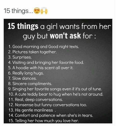 15 things a girl wants from her guy but won't ask.. - The More You Know post - Imgur Funny Quotes For Women, Pic Quotes, Relationship Lessons, Quotes For Women, Girl Facts, Boyfriend Quotes, The Perfect Guy, Girl Talk, Couple Quotes