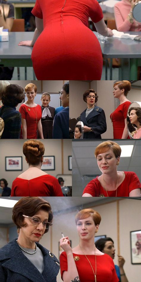 Joan Harris Mad Men, Redhead Costume, Cristina Hendricks, Joan Harris, Joan Holloway, Videos Humor, Mad Men Fashion, Pictures Funny, Funny Doodles