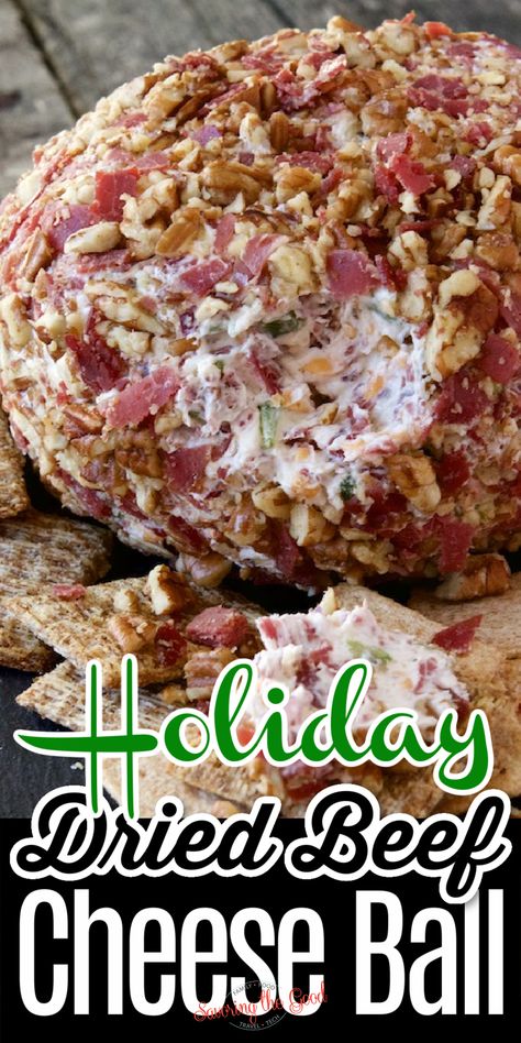 chipped beef cheeseball contains Worcestershire sauce, green peppers, dried chipped beef as well as cheddar cheese and finely diced red onion. Cheese All With Chipped Beef, Chipped Beef Cream Cheese Ball, Cream Cheese And Dried Beef Cheese Ball, Cream Cheese Balls Recipe Dried Beef, Cheese Ball With Dried Beef Green Onions, Cheese Ball Dried Beef, Cheeseball Recipes Dried Beef, Corn Beef Cheese Ball Recipe, Dried Meat Cheese Ball