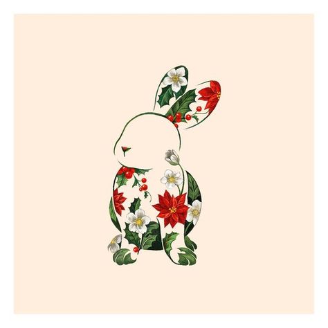 Fluffy on Instagram: "Flower Rabbit(1-5) ( available )" Flower Bunny Tattoo, Fluffy Bunny Tattoo, Rabbit Flower Tattoo, Rabbit Flowers Tattoo, Pet Rabbit Tattoo, Hase Tattoos, Bunny Tattoo, Rabbit Tattoo, Yin Yang Tattoos