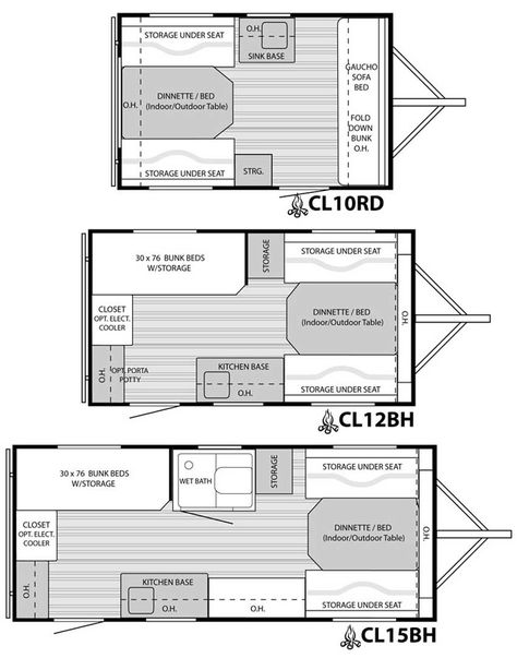 CampLite travel trailer floorplans - 3 floorplans are available Diy Travel Trailer, Enclosed Trailer Camper, Travel Trailer Floor Plans, Teardrop Trailer Plans, Cargo Trailer Camper Conversion, Teardrop Camper Plans, Small Camper Trailers, Cargo Trailer Conversion, Trailer Conversion