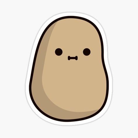 Potato Sticker, Cute Potato, Tattoo Design Ideas, Online Logo, Professional Logo, A Face, Tattoo Design, Drain, Free Online