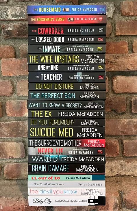 Psychological Thriller Book Recommendations, Physiological Thriller Books To Read, Thriller Book Recommendations, Best Psychological Thrillers Books Of All Time, Mystery Books Worth Reading, Psychological Thriller Audiobooks, Freida Mcfadden, Good Thriller Books, Fiction Books Worth Reading