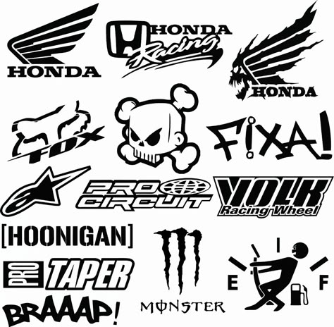 Calcomanias Para Motos Y Autos | Mercado Libre Auto Stickers Ideas, Moto Logo Design, Motorcycles Logo Design, Coreldraw Design, Moto Logo, Automotive Logo Design, Jdm Stickers, Car Sticker Design, Motorcycle Decals