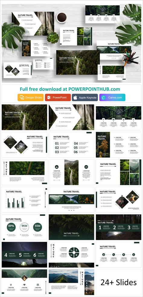 The Nature PowerPoint template is designed in a minimalist style with clean, simple designs and layouts that emphasize natural imagery and elements. The template includes slides with backgrounds that include images of landscapes and plants in natural colors. This template is minimalistic, with an emphasis on showcasing the beauty of nature and allowing the natural elements speak for themselves. #パワーポイント #PowerPoint #presentations #Presentation #presentationtips #Microsoft #MicrosoftEdu #slides Free Powerpoint Templates Download, Canva Powerpoint, Best Powerpoint Presentations, Best Presentation Templates, Powerpoint Background Templates, Background For Powerpoint Presentation, Presentation Slides Design, Professional Powerpoint Presentation, Powerpoint Presentation Slides