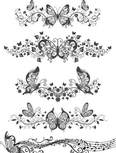 . Modele Zentangle, Drawing Hands, Tattoo Templates, Butterfly Ornaments, Free Tattoo, Free Vector Graphics, Butterfly Pattern, Butterfly Tattoo, Beautiful Butterflies