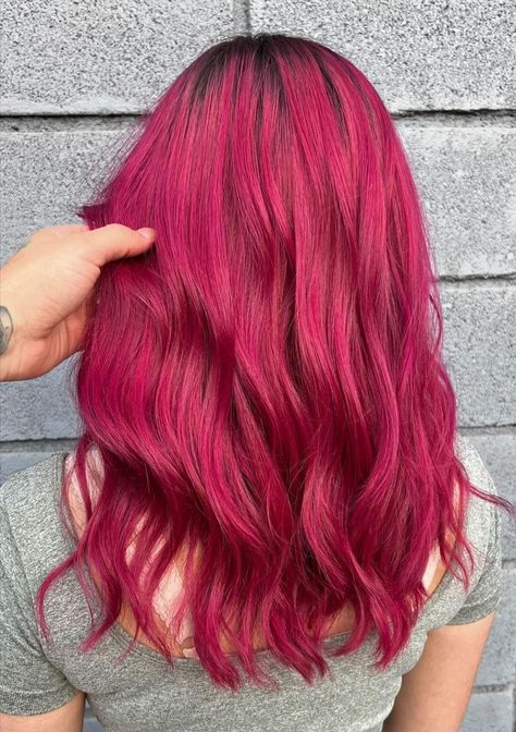 Flash Pink Hair, Pink Hair, Dyed Hair, Flash, Hair Cuts, Dye, Long Hair Styles, Hair Styles, Pink