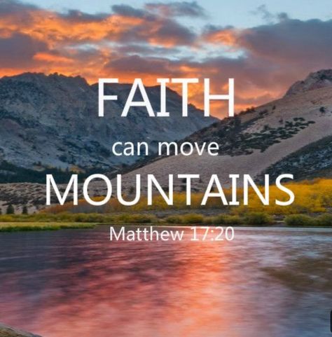 Faith Scriptures, Woord Van God, Matthew 17, Faith Can Move Mountains, Matthew 17 20, Nothing Is Impossible, Beautiful Bible Verses, A Course In Miracles, Ayat Alkitab