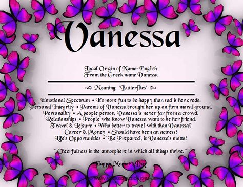 Vanessa Vanessa Meaning, Tessa Name Meaning, V Name, Vanessa Animal, Vanessa Butterfly, Hypocrite Quotes, Vanessa In Graffiti, Feng Shui Symbols, Pretty Nature Pictures