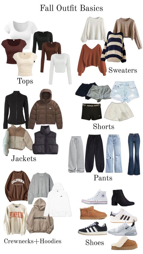 Fall basics checklist #falloutfits #falloutfitinspo #outfitinspo #fall #basics #clothing #basicclothing #style #checklist #clothingchecklist #fallchecklist Outfit Inspo Stockholm, Outfit Basics, White Girl Outfits, Basics Clothing, Fall Basics, Elegant Outfit Classy, Cute Lazy Day Outfits, Everyday Fashion Outfits, Stockholm Style