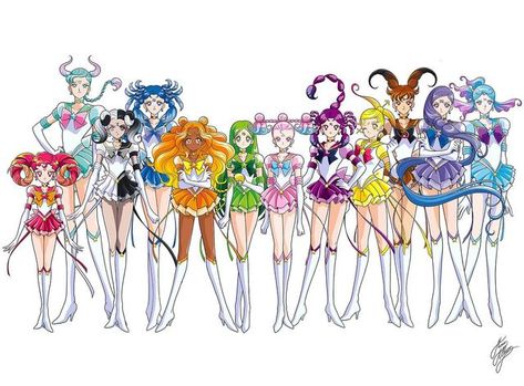 Virgo Scorpio, Libra Sagittarius, Sailor Moon Villains, Sailor Moon Girls, Art Twitter, Arte Sailor Moon, Sailor Moon Fan Art, Sailor Chibi Moon, Sailor Moon Manga