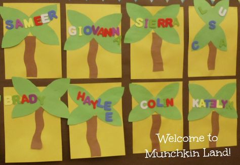 Munchkin Land!: Name Writing and Chicka Chicka Boom Boom Chicka Chicka Boom Boom Math Preschool, Chika Chika Boom Boom Activities, First Day Of Kindergarten Craft, Chika Boom Boom, Chika Chika Boom Boom, Munchkin Land, Chicka Chicka Boom Boom, Sequencing Cards, Chicka Chicka