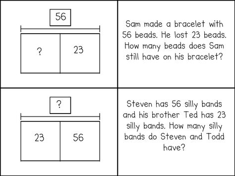 Bar Diagram Matching | Scribd Sub Teacher Ideas, Subtraction 2nd Grade, Tape Diagram, Less Than Greater Than, Regrouping Addition, Addition Words, Addition Word Problems, Teaching Multiplication, Base Ten Blocks