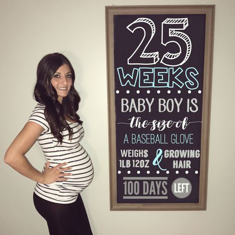 25 Weeks Pregnant Belly, Pregnant Bellies, 25 Weeks Pregnant, Pregnancy Chalkboard, Pregnancy Tracker, Maternity Pics, Monthly Photos, Weeks Pregnant, Pregnant Belly