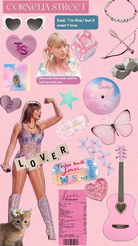 Lover moodboard #taylorswift #loveralbum #loveraesthetic #taylorsversion #aesthetic Swift Captions, Concert Drawing, Taylor Swift Birthday Party Ideas, Birthday Story, Lover Taylor, Iconic Celebrities, Aesthetic Shuffles, Macrame Plant Hanger Tutorial, Taylor Swift Party