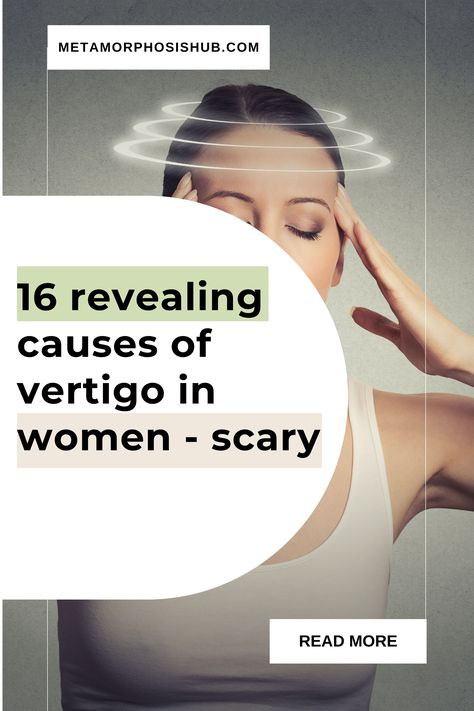 Did you know that the causes of vertigo in women are very diverse? While many causes occur in both men and women, there are several of these that are more prevalent in women. #HomeRemediesForVertigo  #NaturalVertigoTreatment  #DIYVertigoCures  #EffectiveVertigoRemedies  #EasyTreatmentsForVertigo Causes Of Vertigo, Remedies For Vertigo, Home Remedies For Vertigo, Vertigo Causes, Ear Diseases, Vertigo Symptoms, Vertigo Relief, Vertigo Remedies, Vestibular System