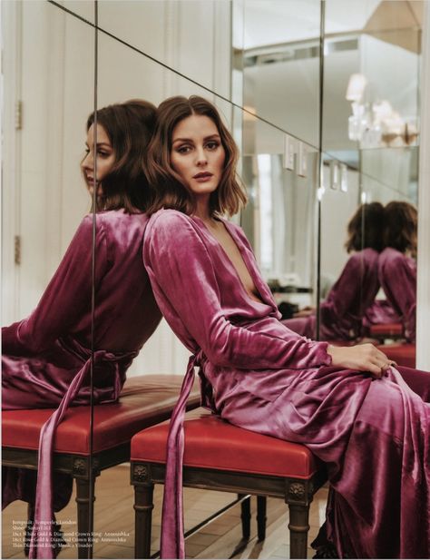 Olivia Palermo shines on the Spring 2018 cover of Arcadia Magazine. Photographed by Joseph Paradiso and Yuki, the style influencer wears a sequin embellished dress from Marco de Vincenzo. Inside the fashion glossy, Olivia embraces jewel toned ensembles. Stylist Jennifer Michalski-Bray dresses the brunette in designs Fashion Magazine Covers Photography, Estilo Olivia Palermo, Olivia Palermo Lookbook, Elle Spain, Spain Fashion, Gossip Girls, Olivia Palermo Style, Kaya Scodelario, Fashion Magazine Cover