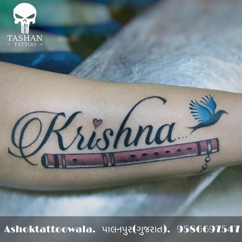 TashanTattoo
AshokTattooWala
S.20. Tirupati plaza
Opp. New bus stand
Near gd modi collage
Palanpur (gujrat)
9586697547
9687533310 Krishna Writing Style, Krishna Name Tattoo Design, Krishna Name Tattoo, Tattoo Krishna, Krishna Name, Name Tattoo Design, Different Writing Styles, Krishna Names, Trishul Tattoo Designs