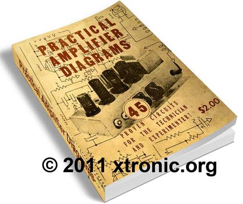 This is a PDF in English published in 1947 and features 45 complete schemes of tube amps, including diagram drawing material list and description of Diy Guitar Pedal, Valve Amplifier, Diy Amplifier, Electronic Circuit Design, Electrical Circuit Diagram, Simple Circuit, Electronics Basics, Electronic Schematics, Audio Amplifiers