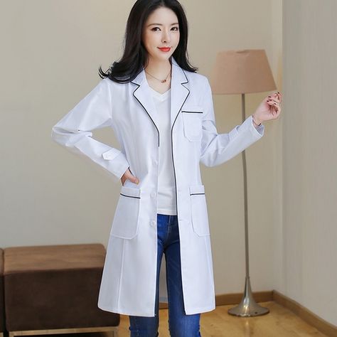 Lab Coat Fashion, Hospital Uniforms, Students Gifts, Nurse Dress, Hospitality Uniform, Lab Coats, Lost Time, Medical Uniforms, Uniform Design