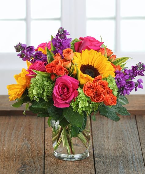 Florist Atlanta | Flower Delivery Atlanta GA | Carithers Flowers Sunflower Arrangements, Fall Flower Arrangements, Exotic Orchids, Hot Pink Roses, Flowers Delivery, Popular Flowers, Flower Arrangements Diy, Fresh Flowers Arrangements, Vase Arrangements