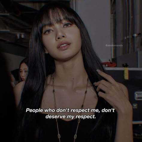 asolomandu | ig Woman Savage Quotes, Savage Qoute, Wonyoungism Black, Blink Quotes, Lisa Quotes, Quotes Savage, Savage Reply, Bp Quote, Blackpink Quotes