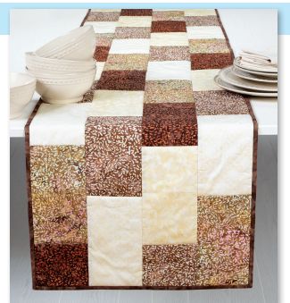 Free Pattern! Make the 5 Fat Quarter Table Runner! – Nancy's Notions Fat Quarter Table Runner, Table Runners Diy Easy, Fun Diy Projects, Table Topper Patterns, Thanksgiving Table Runner, Easter Table Runners, Table Runner Diy, Quilted Table Runners Patterns, Quilt Square Patterns