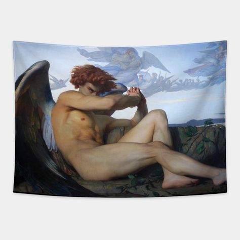 Alexandre Cabanel, Fallen Angel Art, Angel Falls, Istoria Artei, The Fallen Angel, Arte 8 Bits, Rennaissance Art, Angel Painting, Old Paintings