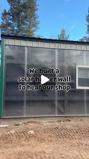 Katie Krejci, RD | The Homesteading RD on Instagram: "So, when we moved to our new homestead, we knew we wanted to think outside the box when it came to heating our shop.

With some creative thinking, Ryan came up with a great idea ➝ A solar heater wall!

We built it last fall and it’s actually been working TOO well. We had to shut it off in late winter because I was  storing my root vegetables in the shop and it was getting so warm that my veggies started to sprout - ope!😅

It’s a good problem to have, I guess. Now, I need to figure out an alternate solution for my storing my veggies .

If off-grid and alternate energy solutions interest you, then you’ll definitely want to take advantage of the Homestead Bundle while it’s still available! There are 100+ resources for 99% off and here’s j Solar Heater Diy, Solar Heater, The Homestead, Late Winter, Root Vegetables, Building Ideas, Outside The Box, Thinking Outside The Box, Alternative Energy