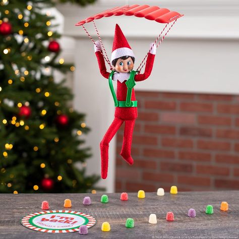 Elves At Play, Elf Ideas Easy, Spring Garden Decor, Elf Pets, Easter Flags, Awesome Elf On The Shelf Ideas, Elf Activities, The Elf On The Shelf, Elf Antics