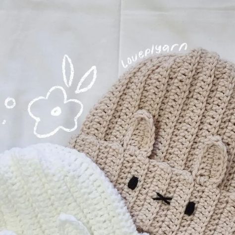 kei on Instagram: "miffy beanie RESTOCK 🩷🐇 there are two versions this time: white & beige !!! only making three of each as i have so many projects i need to complete so yeah :D !!! available- $28 each 🍥 white - 2 AVAILABLE 🫶🏼 beige - SOLD OUT dm to buy !! 🏷 #loveplyarn #miffybeanie #crochetbeanie #crochet #miffy #handmade #crochetaddict #yarnaddict #yarn #smallbiz #crochetinspo #cute #crocheting #fypppppppppppppppppppppppppppppppppppppppppppppppppppppppppppppppppppppp" Miffy Bunny Crochet, Cute Beanie Crochet, Bunny Beanie Crochet, Crochet Bunny Beanie, Beanie Crochet Tutorial, Cute Crochet Beanie, Miffy Crochet, Bunny Beanie, Sell Ideas