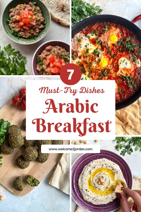 Arabic breakfast Lebanese Breakfast Recipes, Middle Eastern Breakfast Ideas, Arab Breakfast Ideas, Arabic Breakfast Ideas, Cultural Breakfast, Arabic Food Traditional, Arab Breakfast, Arabic Meals, Arab Recipe