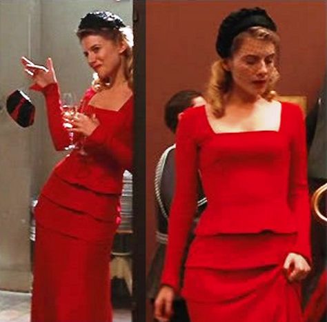 Shosanna Dreyfus (Melanie Laurent) Red Dress in Inglourious Basterds Shoshanna Dreyfus, Shosanna Dreyfus, Movie Dresses, Inglorious Basterds, Melanie Laurent, Film Costumes, Inglourious Basterds, Tv Outfits, Feminine Mystique