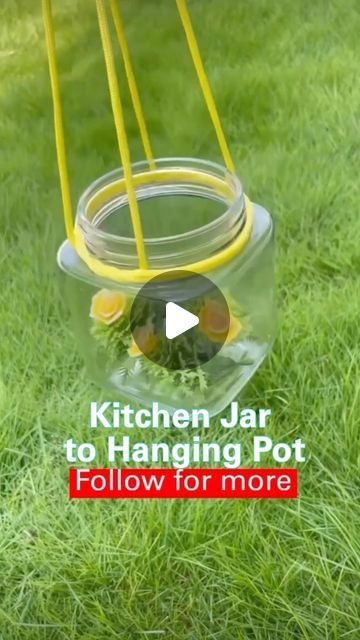 How To Hang Glass Jars, Plants In Glass Jars, Plant In Glass, Hanging Jars, 10k Views, Invisible Illness, March 30, Hanging Pots, Country Chic