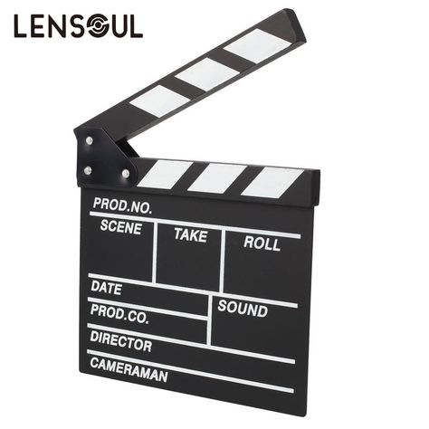 lensoul Pine Material Director Video Scene Clapperboard TV Movie Clapper Board Film Movie Clapper Board, Film Slate, Movie Clapper, Movie Bucket List, Theatre Party, Clapper Board, Foto Props, Hollywood Party Theme, Scene Stealer