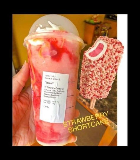 Minuman Starbucks, Starbucks Drink Menu, Starbucks Secret Menu Recipes, Cold Starbucks Drinks, Secret Starbucks Recipes, Starbucks Drinks Diy, Iced Starbucks Drinks, Coffee Recipes Starbucks, Healthy Starbucks Drinks