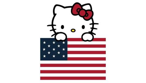 American Hello Kitty, English Portada, Flag Drawing, English Flag, Hello Kitty Y2k, Russia Flag, Improve English, Insta Me, Hello Kitty Iphone Wallpaper