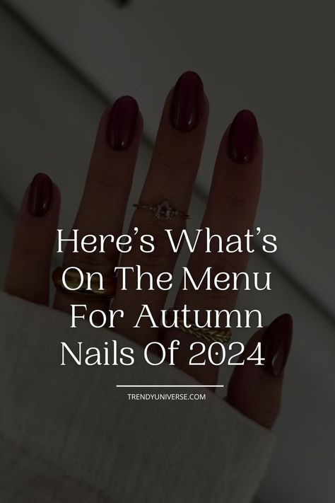 Summer is officially over which means it’s time for a new manicure that will match the upcoming season’s aesthetic. That’s right, I’m talking about the trendiest autumn nails out there. Burgundy Square Nails, Autumn Nails, Square Nails, Manicure, Things To Come, Nails