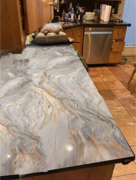 Epoxy Countertop Kitchens, Epoxy Countertops, Kitchen Design Styles, Countertop Options, Epoxy Countertop, Diy Countertops, Kandy, Kitchen Designs, Counter Top