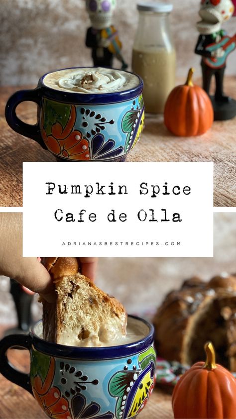 Homemade Psl, Mexican Pumpkin, Natural Coffee Creamer, Mexican Cafe, Kid Friendly Drinks, Spice Coffee, Refreshing Drinks Recipes, Easy Drink Recipes, Pumpkin Spice Coffee