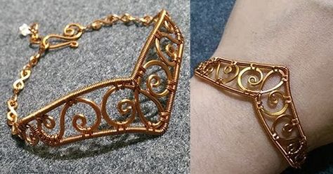 Liked on Pinterest: How to make wire jewelry - bracelets inspired by Sailor Moon manga Wire Art Diy Craft Ideas, Wire Art Diy, Manga Making, Wire Jewelery, Wire Wrapped Jewelry Diy, Diy Craft Ideas, Bijoux Fil Aluminium, Wire Jewelry Tutorial, Sailor Moon Manga