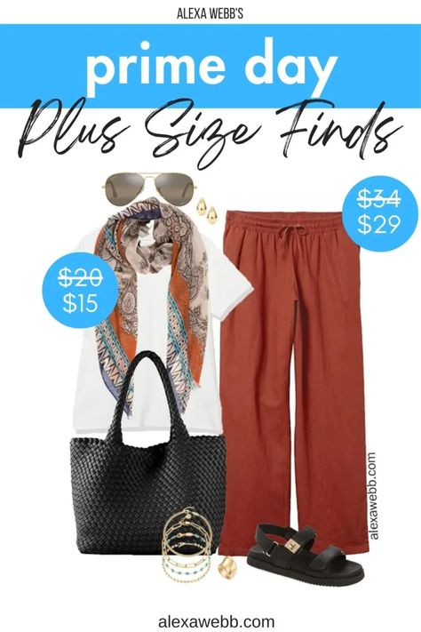 Plus Size Finds - Amazon Prime Day 2024 - Part 2 - Alexa Webb Burgundy Blazer Outfit, Plus Size Amazon, Alexa Webb, Linen Pants Outfit, Burgundy Blazer, Black Leggings Outfit, Loungewear Fashion, Find Amazon, Amazon Prime Day