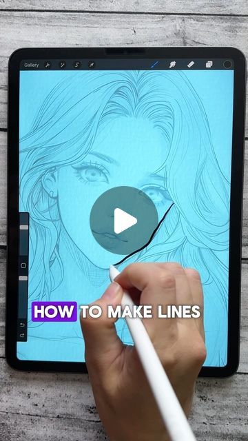 Tools for Procreate | Brushes for digital art on Instagram: "How to make lines smoother in your drawings?" Digital Art Brushes Procreate, Procreate Art Tutorials, How To Draw On Procreate, Things To Draw On Procreate, Procreate Drawing Tutorials, Procreate Tips, Procreate Drawing, Procreate Ipad Tutorials, Portrait Tutorial