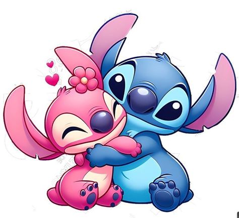 Wallpaper Stitch, Angel Lilo And Stitch, Lilo And Stitch Cake, Angel Stitch, Disney Cake Toppers, Lilo And Stitch Characters, Stitch Cake, Stitch Coloring Pages, ليلو وستيتش