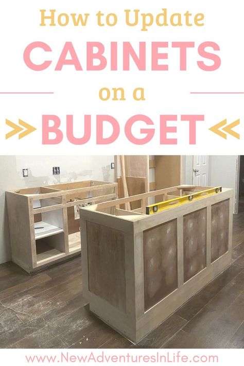 sanded cabinets, prepped for paint Cabinet Refacing Diy, Revamping Kitchen Cabinets, Project Source Cabinets, Revamp Kitchen Cabinets, Repurposed Kitchen Cabinets, Reface Kitchen Cabinets, Kitchen Cabinet Doors Only, Replacing Kitchen Cabinets, Refurbished Cabinets