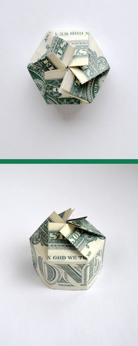 Things Made Out Of Money, Easy Origami Money Folding, Dollar Oragami Ideas Step By Step, Money Oragami Ideas, Dollar Bill Origami Instructions, Origami Money Easy, Dollar Origami Easy Step By Step, Folded Dollar Bills Easy, Money Origami Easy Step By Step