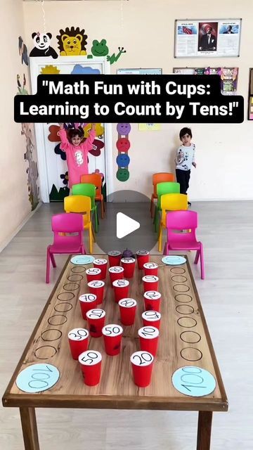 manta education Hub on Instagram: ""Math Fun with Cups: Learning to Count by Tens!" #Reels #shorts" Math Activities Special Education, Count By Tens, Fun Drawing Games, Children's Day Activities, Math Art Activities, Easy Math Games, 1st Grade Math Games, Math Counting Activities, Number Activities Preschool