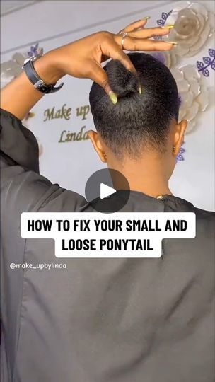 How To Make A Ponytail, Small Ponytail, Short Hair Ponytail, Ponytail Baseball Cap, Loose Ponytail, Clip In Ponytail, A Ponytail, Ponytail Extension, Low Ponytail